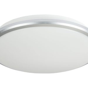 PHILIPS LED plafondverlichting (Lichtgrijs met decoratieve ring)