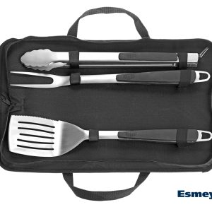 Esmeyer BBQ set 3-delig in nylon tas