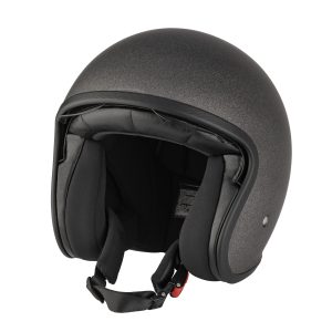 ULTIMATE SPEED Scooterhelm met vizier XL (Antraciet/mat grijs)