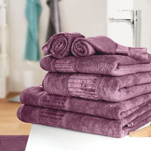 Gözze Badhanddoek Bio 70 x 140 cm (Aubergine)