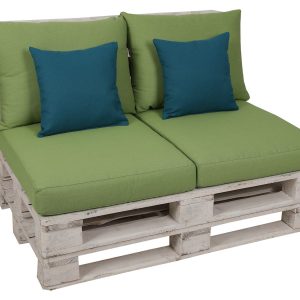 GO-DE Textil Palletkussenset (Groen/petrol)