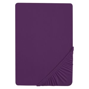 Biberna Jersey hoeslaken (Violet