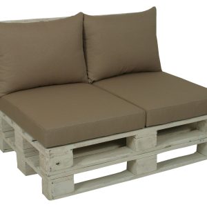 GO-DE Textil 2 palletkussens (Beige)