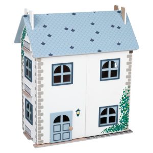 Playtive Houten poppenhuis (Blauw)