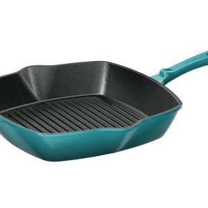 ERNESTO Gietijzeren grillpan (Petrol)