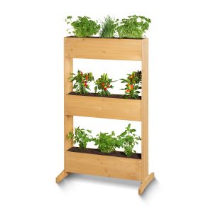 PARKSIDE Kweekbed (3-laags verhoogde plantenbak)