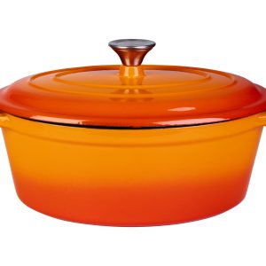 LIVARNO home Gietijzeren braadslede Ø 22 cm (Oranje)