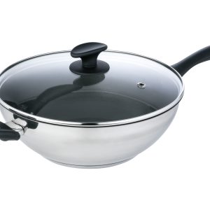 LIVARNO home Rvs wokpan Ø 32 cm (Wokpan 32 cm gecoat)