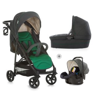 hauck 3-in-1 kinderwagen Rapid 4S Plus Trioset (smaragd)