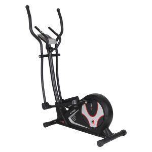 Christopeit Sport Crosstrainer EL 5000 Pro (ontvanger voor draadloze hartslagband inbegrepen in de computer) (Zwart)