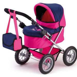 Bayer Design Bayer design poppenwagen Trendy (Donkerroze/blauw)