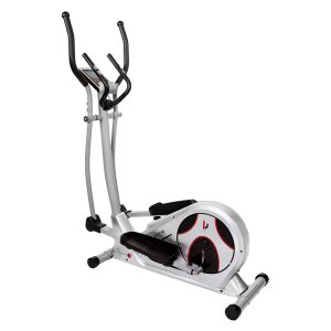 Christopeit Sport Crosstrainer EL 5000 Pro (ontvanger voor draadloze hartslagband inbegrepen in de computer) (Zilver)