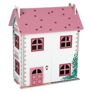 Playtive Houten poppenhuis (roze)