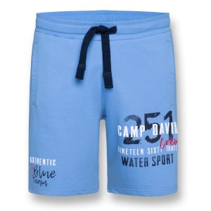 Camp David Heren sweatshort (Blauw