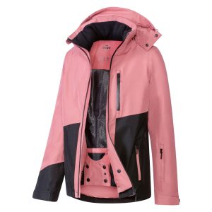 CRIVIT PREMIUM Dames ski-jas (Roze/zwart