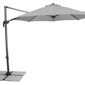 Schneider Zweefparasol Ø300 cm (Zilvergrijs)