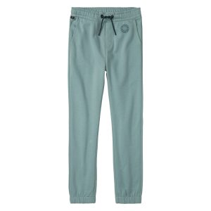 QS by s.Oliver Kinder meisjes / jongens broek met elastische tailleband (Manchetten/turkoois