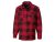 PARKSIDE Herenoverhemd, hoogwaardige polar fleece in ruitmotief (Rood, XL (56/58))