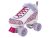 CRIVIT Kinder rolschaatsen maat 29-32 (29/30, Wit/lichtroze/lila)