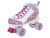 CRIVIT Kinder rolschaatsen maat 33-36 (35/36, Wit/lichtroze/lila)