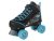 CRIVIT Kinder rolschaatsen maat 33-36 (35/36, Zwart/wit/blauw)