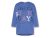 Soccx Dames shirt met 3/4 mouwen (XS/S, Blauw)